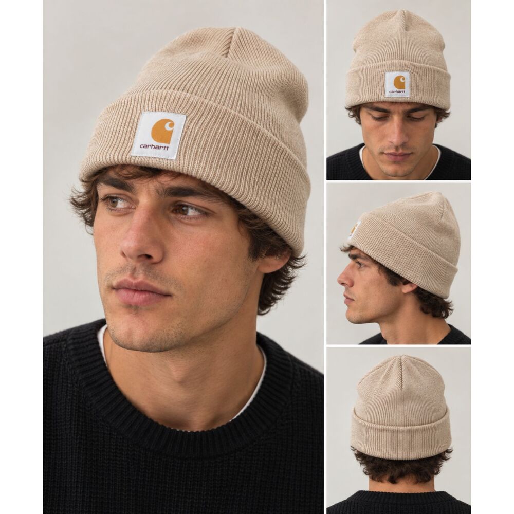 CARHARTT Short Watch Cap Beanie Beige